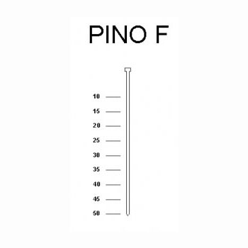 Desenho técnico do pino Pino F
